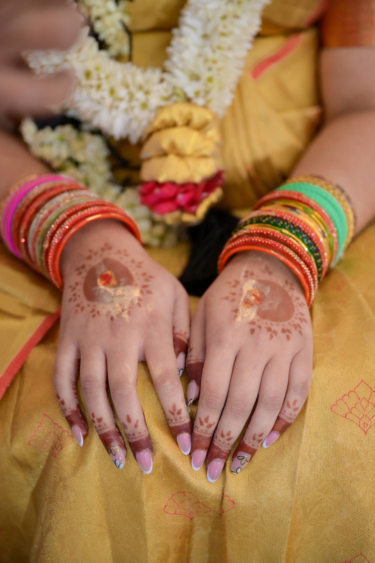 Henna and a hundred bangles, design detail from a Katha Clicks celebration